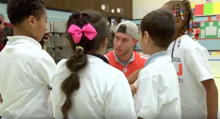  Cleveland Browns visit Clark School